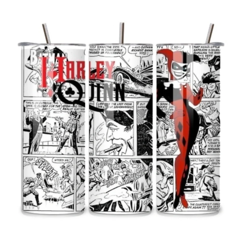 Harley Quinn Comic 20oz Stainless Steel Tumbler